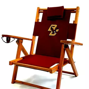 Officially licensed Boston College, premium grade college and university logo beach chairs for students, alumni, fans and faculty.