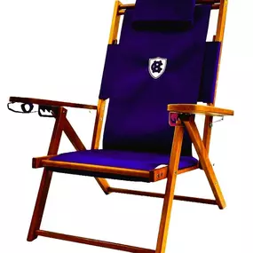 Officially licensed Holy Cross, premium grade college and university logo beach chairs for students, alumni, fans and faculty.