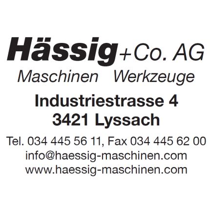Logotyp från Hässig + Co. AG