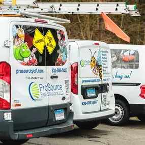 ProSource Pest Solutions fleet of vans