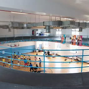 Bed-Stuy Y indoor running track