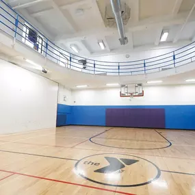 North Brooklyn YMCA basketball courts and running track