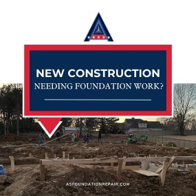 Our team at American Standard Foundation Repair has extensive experience in providing foundation work for new construction projects. We take pride in delivering high-quality services and ensuring the structural integrity of your building. You can trust us to handle all your foundation needs with professionalism and expertise.