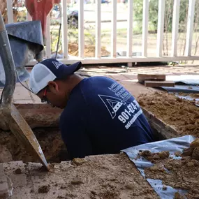 Digging deep and staying focused while improving a homeowner’s foundation. Every detail matters when ensuring your foundation is solid. If you notice issues with your foundation, American Standard Foundation Repair has you covered. Our team of experts will ensure the structural integrity of your home!