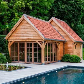 Bijgebouw poolhouse - Exclusive Oakwood
