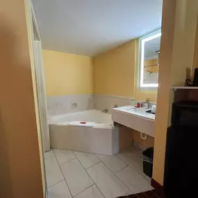 King Bathroom with Hot Tub