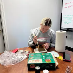 It's National Gingerbread House Day!! We took a time out to build ours! What do you think? Who did it best - Whitney or Jen?
We hope everyone takes a time out to create one of their own!!