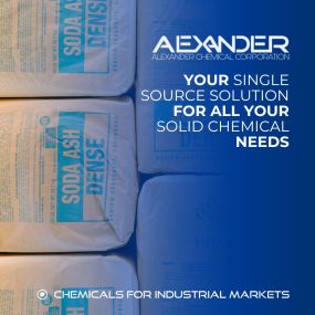 Alexander Chemical is your go-to supplier for solid chemicals, providing a diverse selection of products customized to fulfill your precise business requirements, ensuring exceptional service and quality.