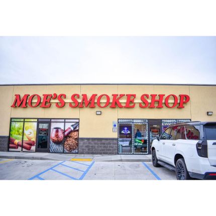 Logo from Moe's Smoke Shop