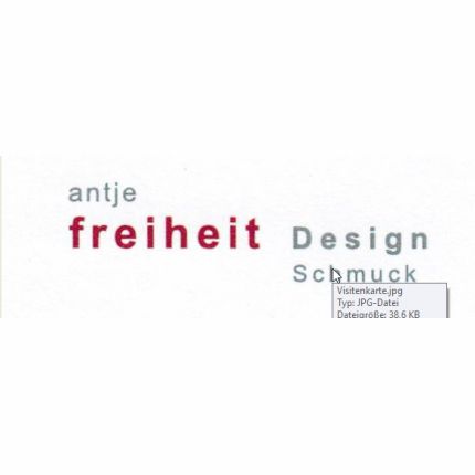Logotyp från Schmuckdesign Antje Freiheit