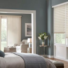 We love how versatile Pleated Shades are! Hang them vertically or horizontally. They match a ton of design styles—and we have all the colors you could possibly want to match your home’s palette! #BudgetBlindsParamusWestwood #PleatedShades #ShadesOfBeauty #FreeConsultation