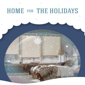 Are you home for the holidays on the first day of winter?  #firstdayofwinter #homefortheholidays #wintersolstice #winter #budgetblindsofparamus
