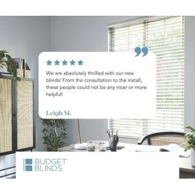 Budget Blinds of Paramus & Westwood loves to hear about the experience our clients had!