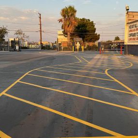 Line Striping for SA Recycling in San Bernardino, CA