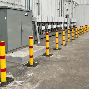 Bollard Installation Project for US Foods in La Mirada, CA