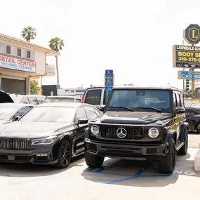 Mercedes Benz G Wagon after collision repair at LUXE Auto Body Shop