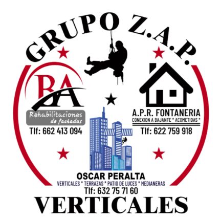 Logotipo de Grupo Z.A.P. Verticales