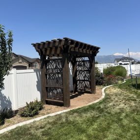 Custom stained arbor