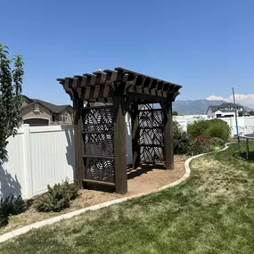 Custom stained arbor