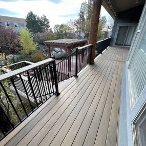 Custom deck and railing