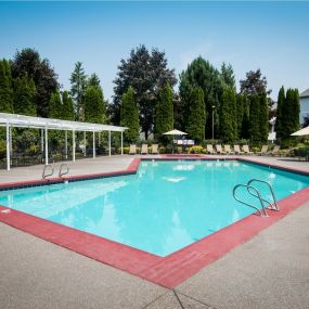 Pool & Sundeck at Clackamas Trails Apartments