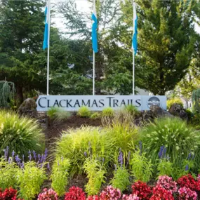 Monument Sign at Clackamas Trails Apartments