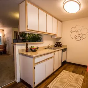 Model Apartment Kitchen at Clackamas Trails Apartments