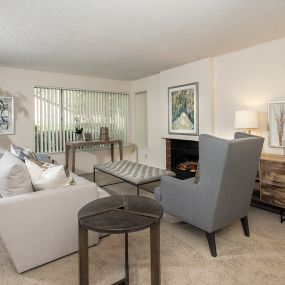 Livingroom at Delta Pointe Apartments