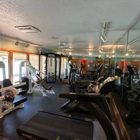 fitness center and equipment