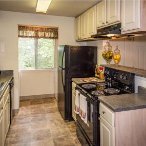 Kings Court Apartments Model Apartment Upgraded Kitchen & Window