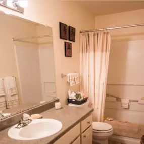 Bathroom at King's Court Apartments