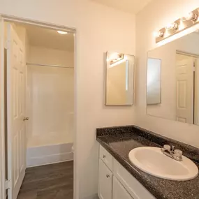 Bathroom at Woodbridge Apartments