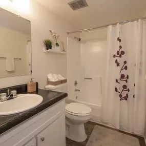 Bathroom at Woodbridge Apartments