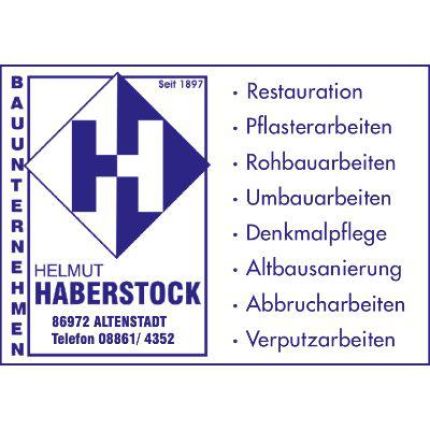 Logo van Helmut Haberstock Bauunternehmen GmbH