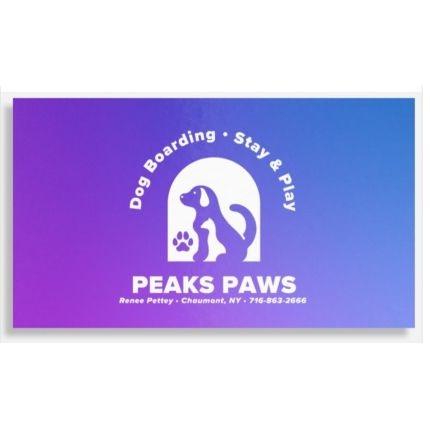 Logo van Peaks Paws Dog Boarding-Stay & Play