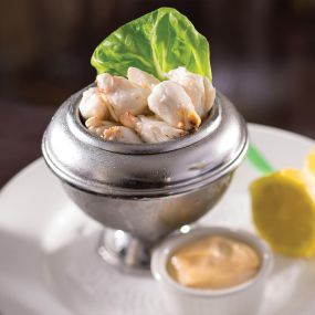 Jumbo Lump Crab Cocktail served with housemade mustard sauce.