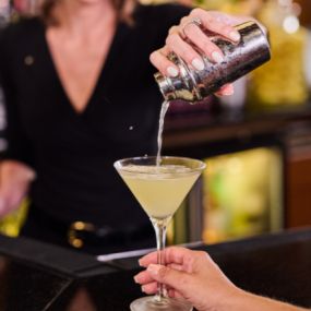 Freshly sliced Dole pineapple and precisely infused Stoli vodka make up our signature martini, the Stoli Doli.