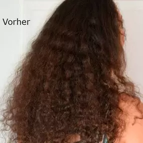 Keratin Glättung - vorher