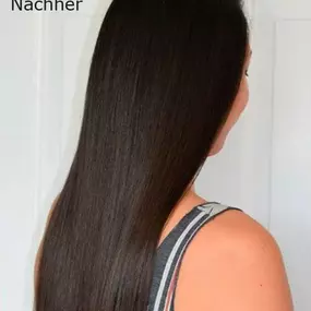 Keratin Glättung - nachher