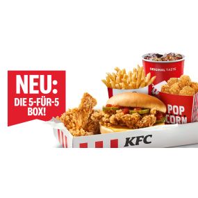 5 KFC Bestseller für nur 5€