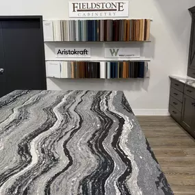 Explore a wide range of cabinetry and countertop options at Focal Point Flooring Otsego. Our knowledgeable staff can help you find the perfect combination to complement your home's style.