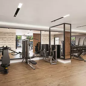 Gym at The Mera