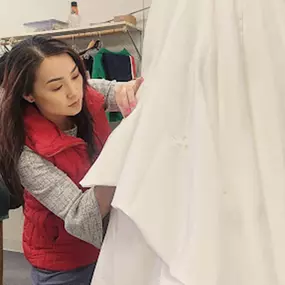 Twirl with confidence on your wedding day!  TL Tailor & Bridal Sewing specializes in transforming your dream wedding dress into a flawlessly fitted masterpiece. Our experienced seamstresses pay meticulous attention to detail, ensuring every alteration enhances the beauty and silhouette of your gown. Say 