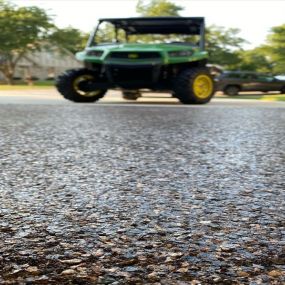 Garage Floor Coating with a John Deere