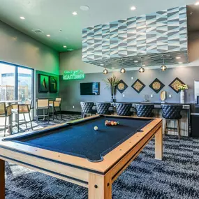 Game Room with Pool Table