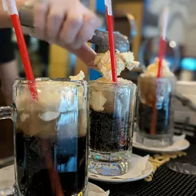 Ice Cream Soda Float at The Fountain on Delmar