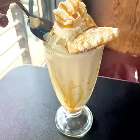 Gooey Butter Cake Shake (21+) The Fountain on Delmar St. Louis