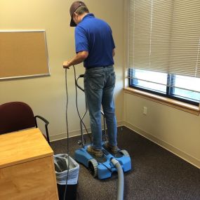 Commercial water damage extraction services, cleanup and dry out.