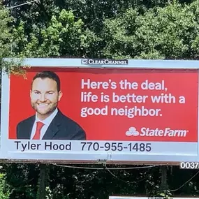 Here's the deal: Life is better with a good neighbor, and as your local State Farm agent, I'm here to be that neighbor for all your insurance needs. Call me today!