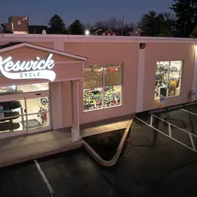 Keswick Cycle - Paoii Storefront at Night